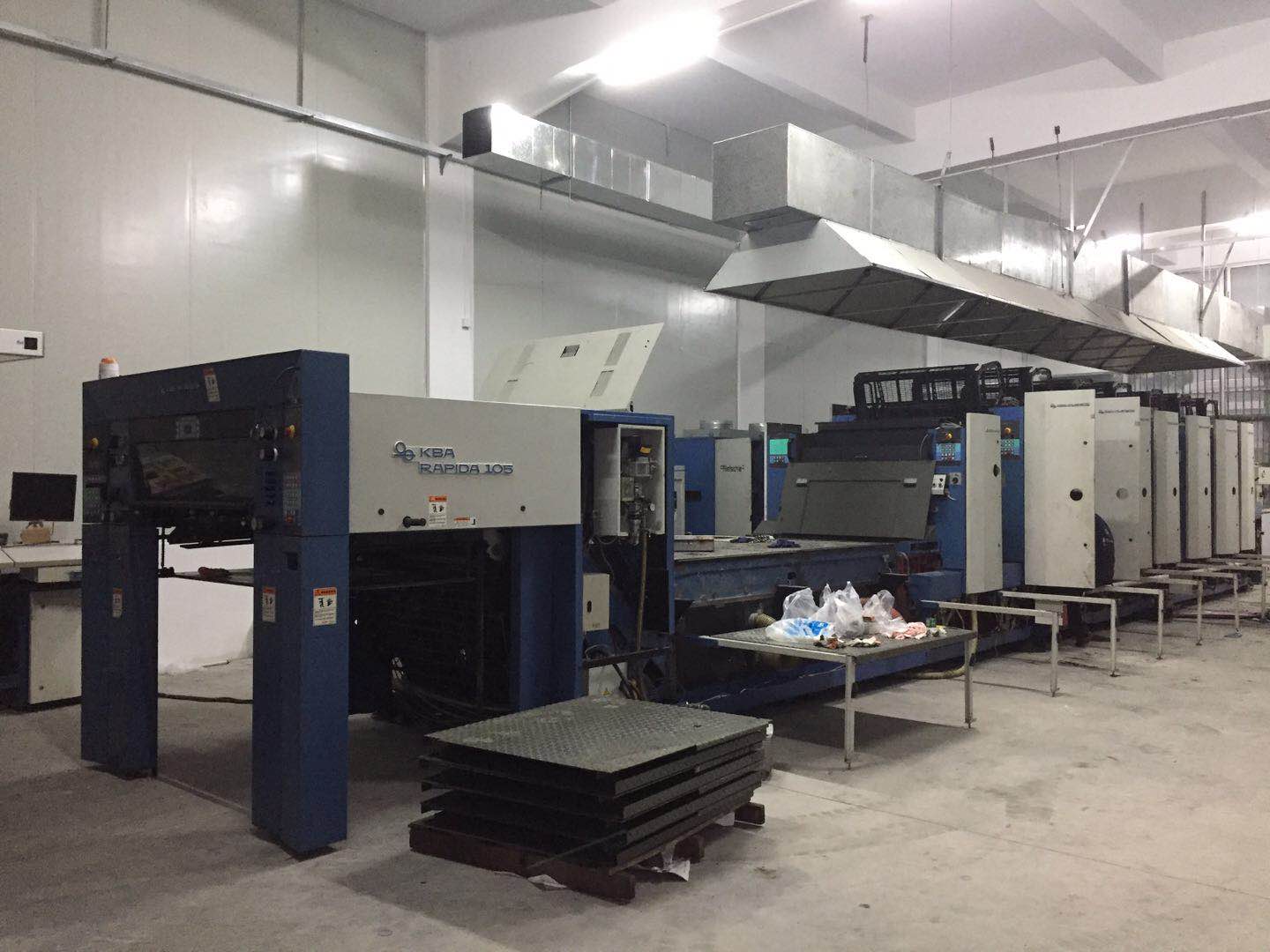 汕头地区 高宝印刷机 RA105-7+L 安装进行中，等待调试中！